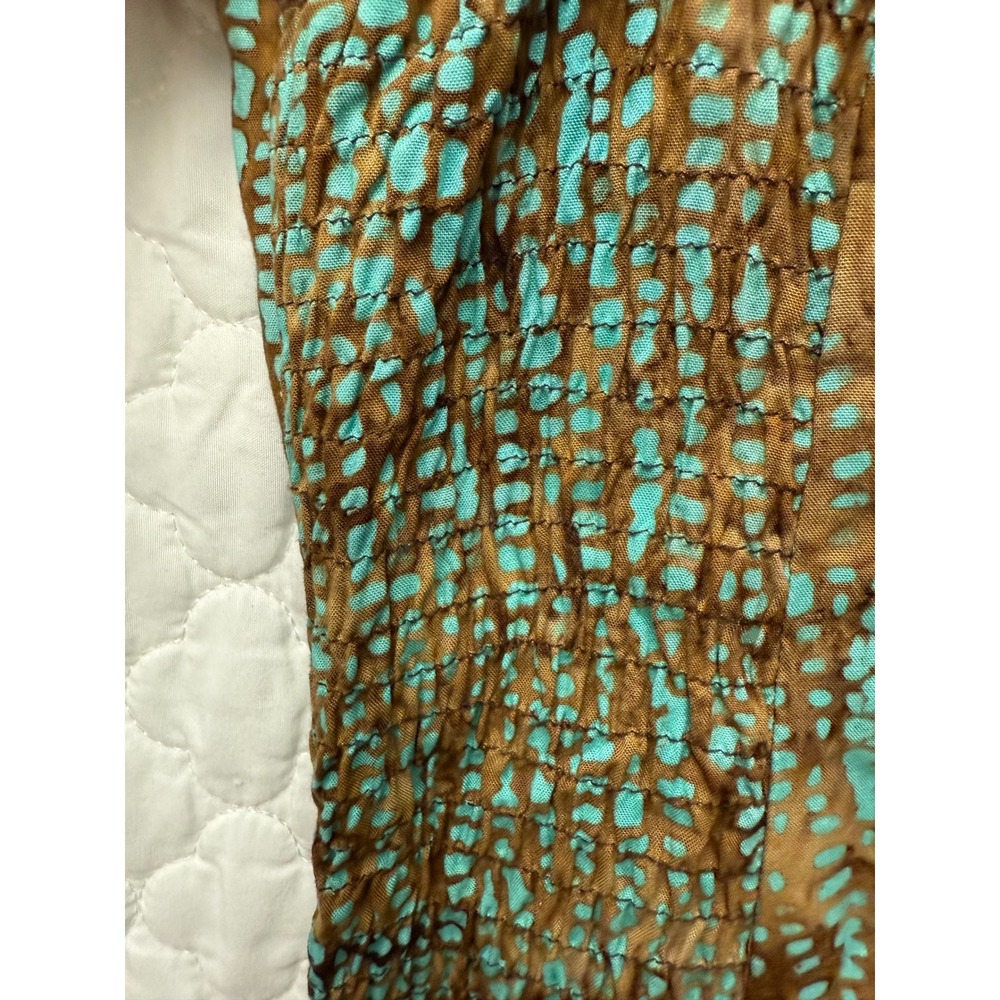 Bali Batik Hand-Painted Sundress Size Small –‎ Artisan Resort Wear Summer Dress - Picture 5 of 10